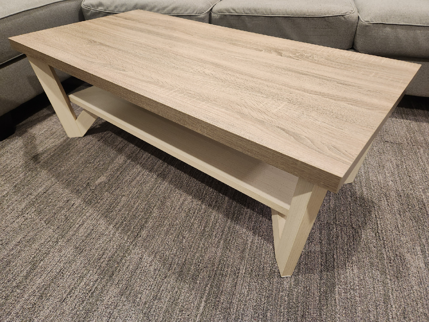 Coffee Table with Shelf, from Leon's