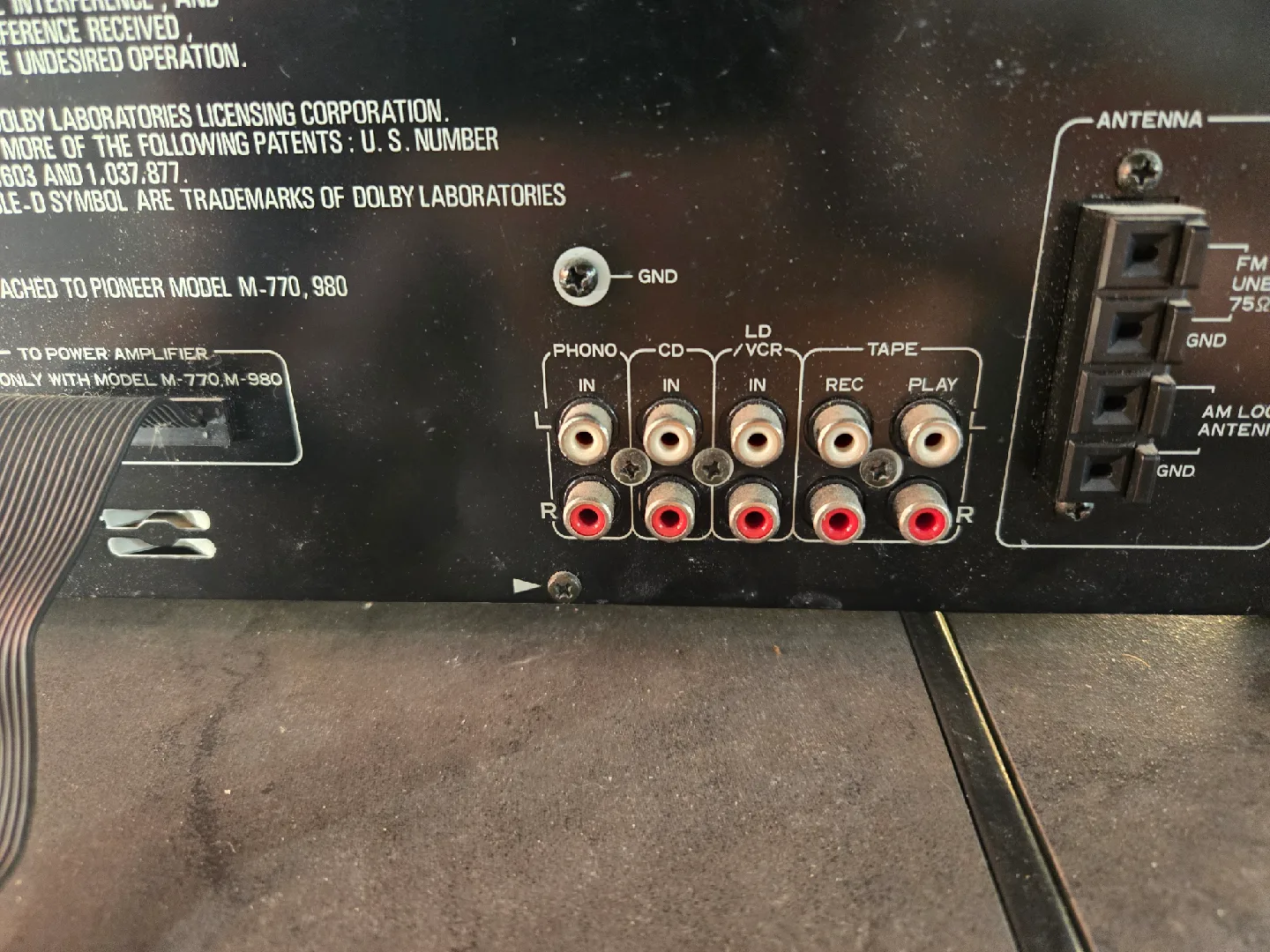 Pioneer stereo Amplifier Combo image indicator(7)