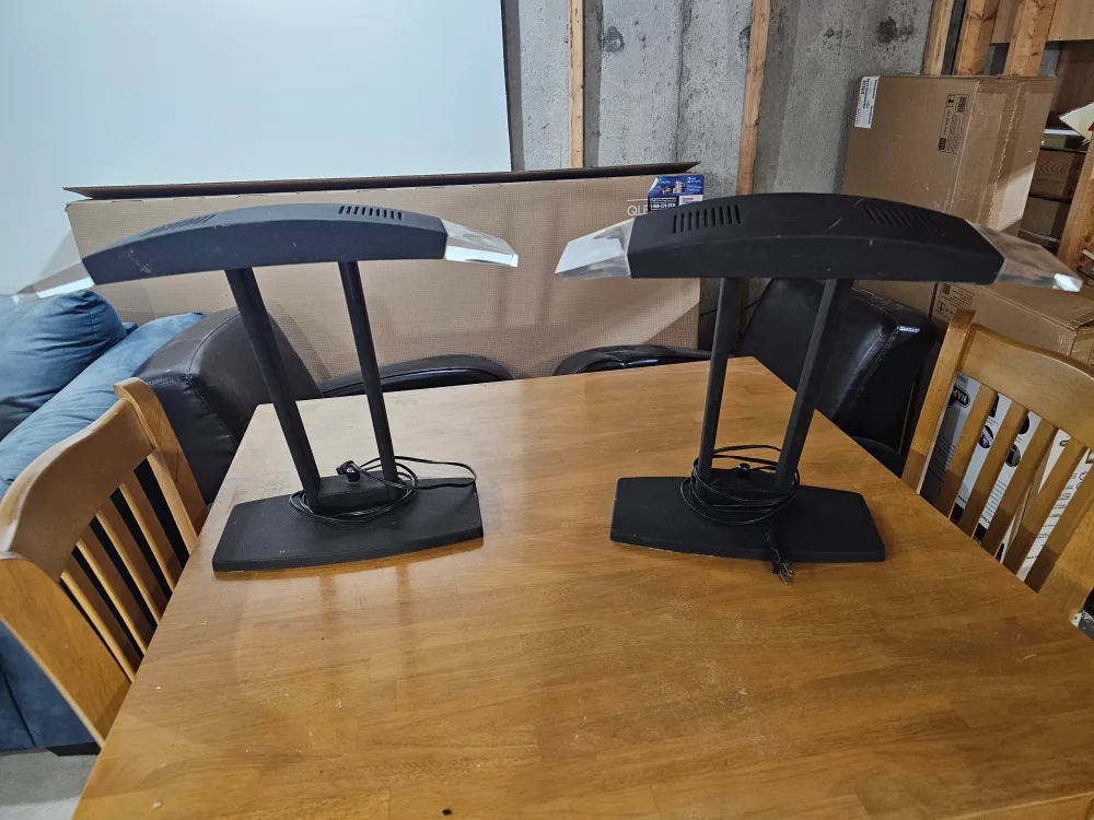 Two Black Desk Lamps thumbnail
