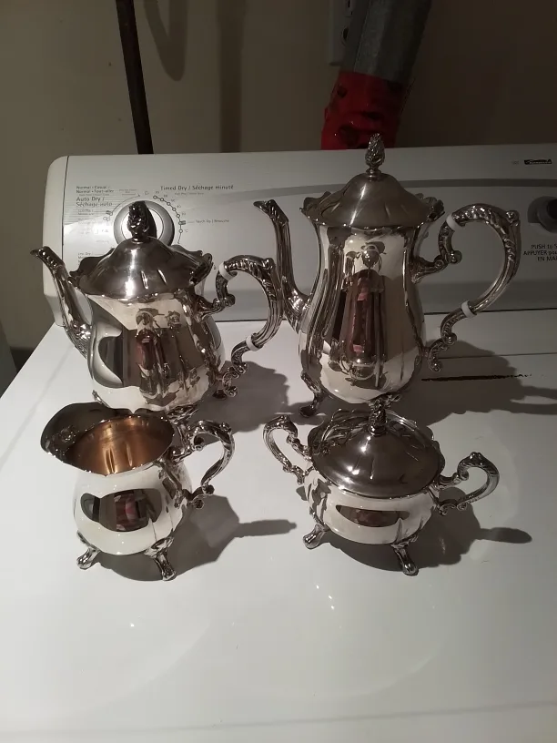 Vintage Silver Plated Tea Set thumbnail