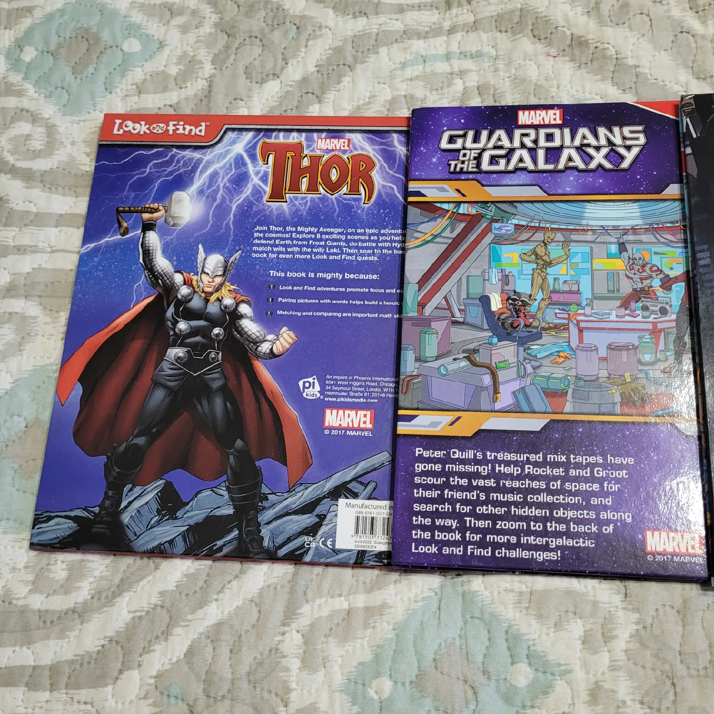 Lot of 3 Marvel "Look and Find " Hardcover Books image indicator(7)