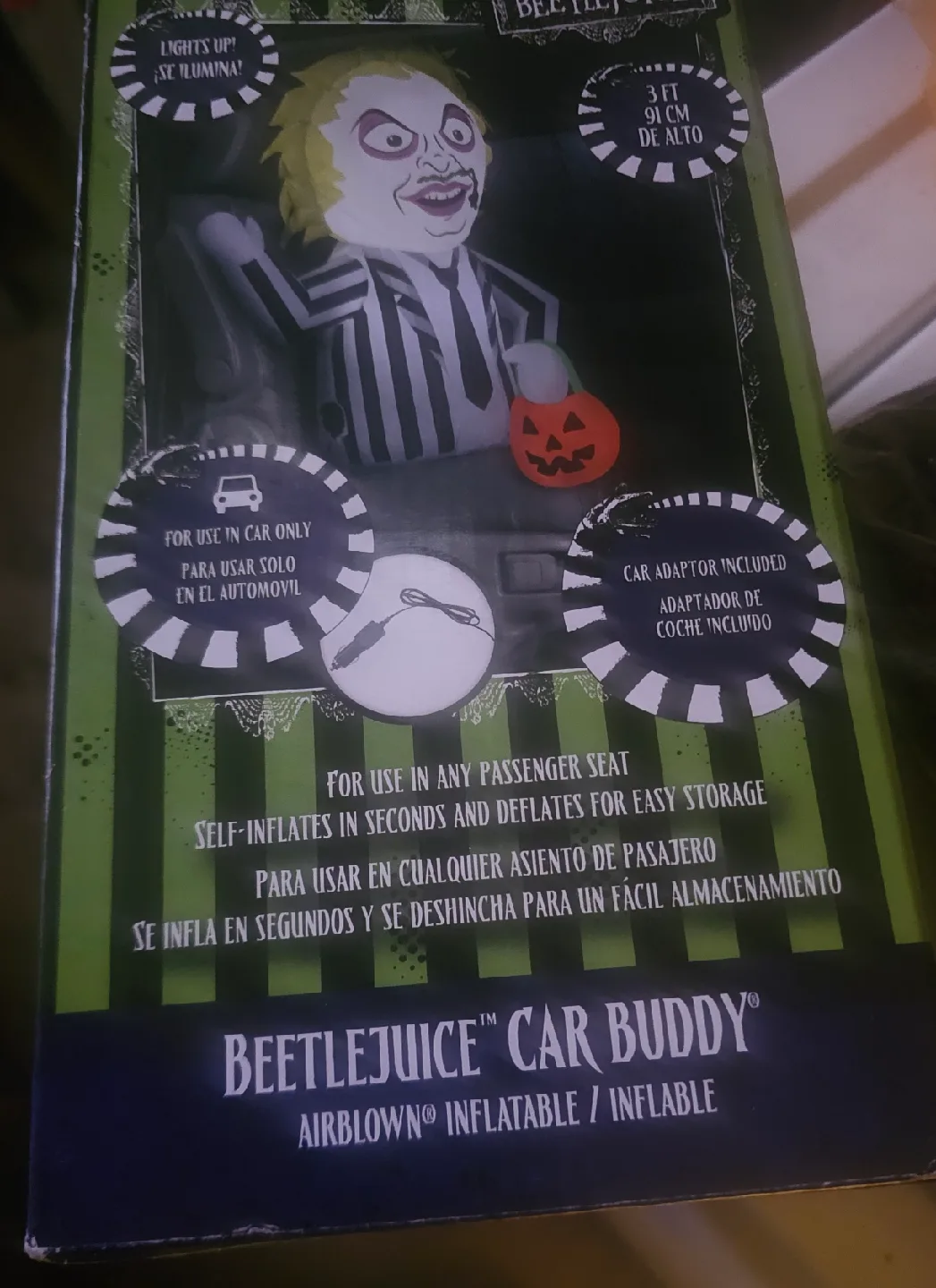 car buddy Halloween inflatable thumbnail