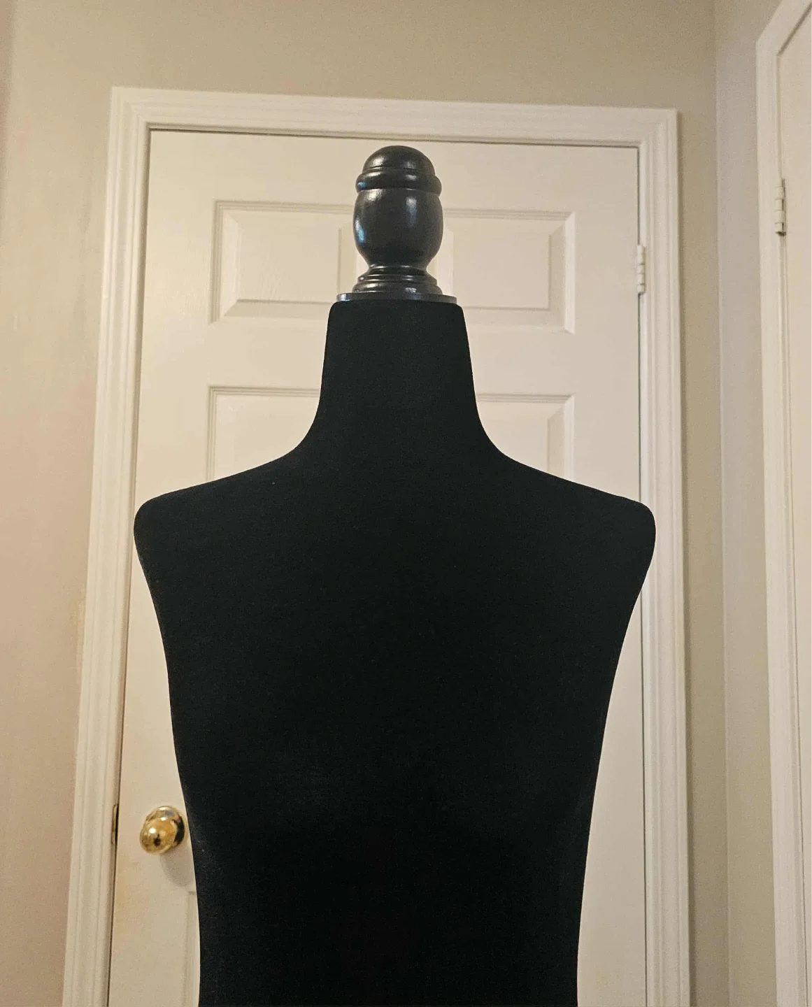 Black Women's Female Form Velvet Adjustable Mannequin image indicator(3)