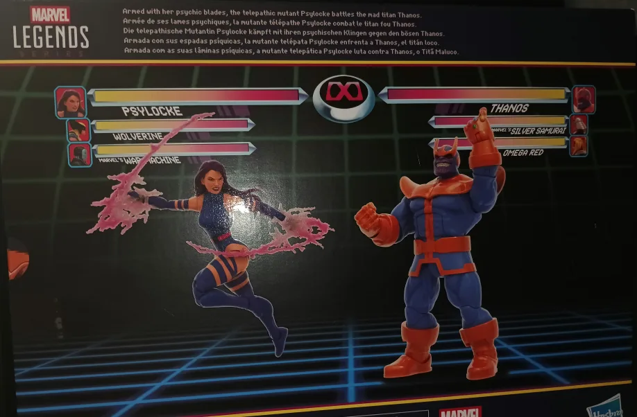Marvel Legends Series Gamerverse Psylocke VS Thanos image indicator(2)