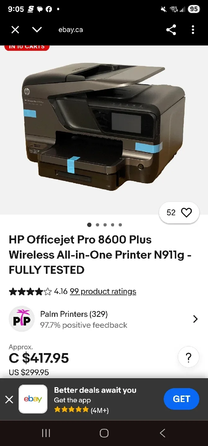 HP Officejet Pro 8600 Plus Printer image indicator(2)