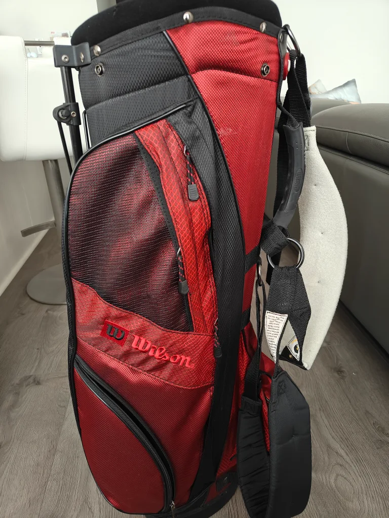 Wilson Golf Stand Bag - Red & Black image indicator(2)