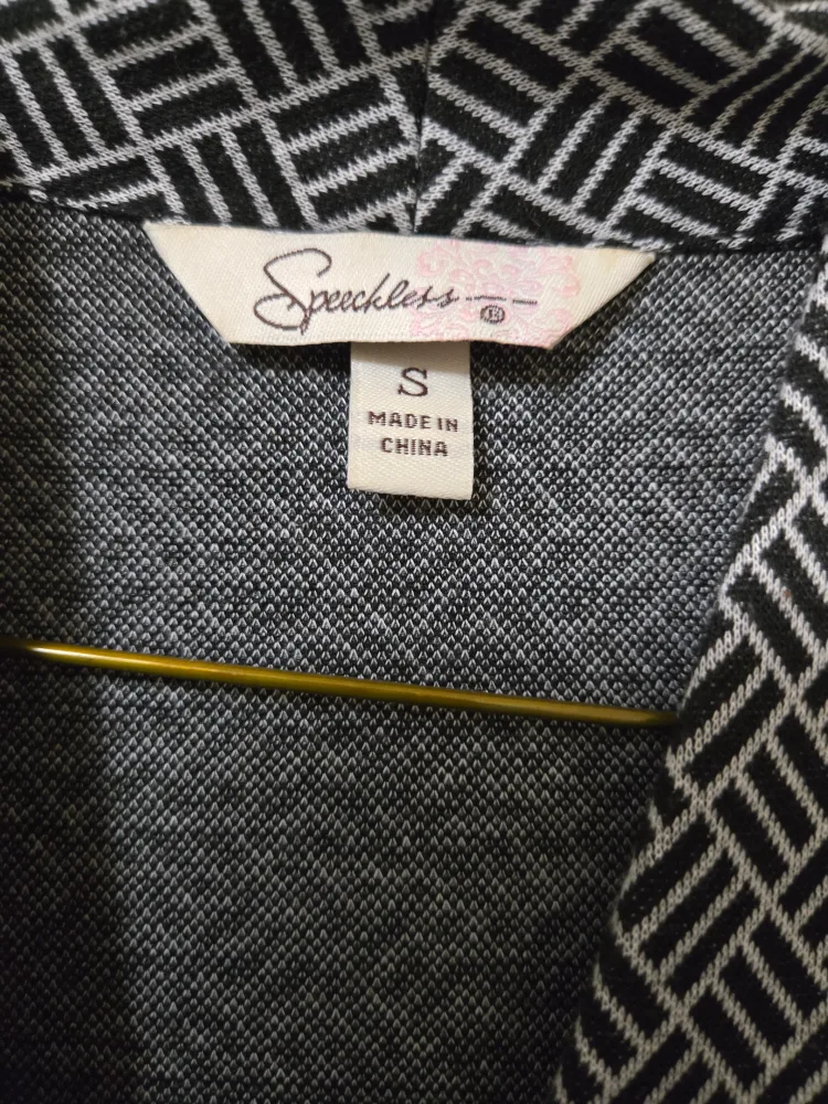 Speechless Black & White Dress - Size S image indicator(3)