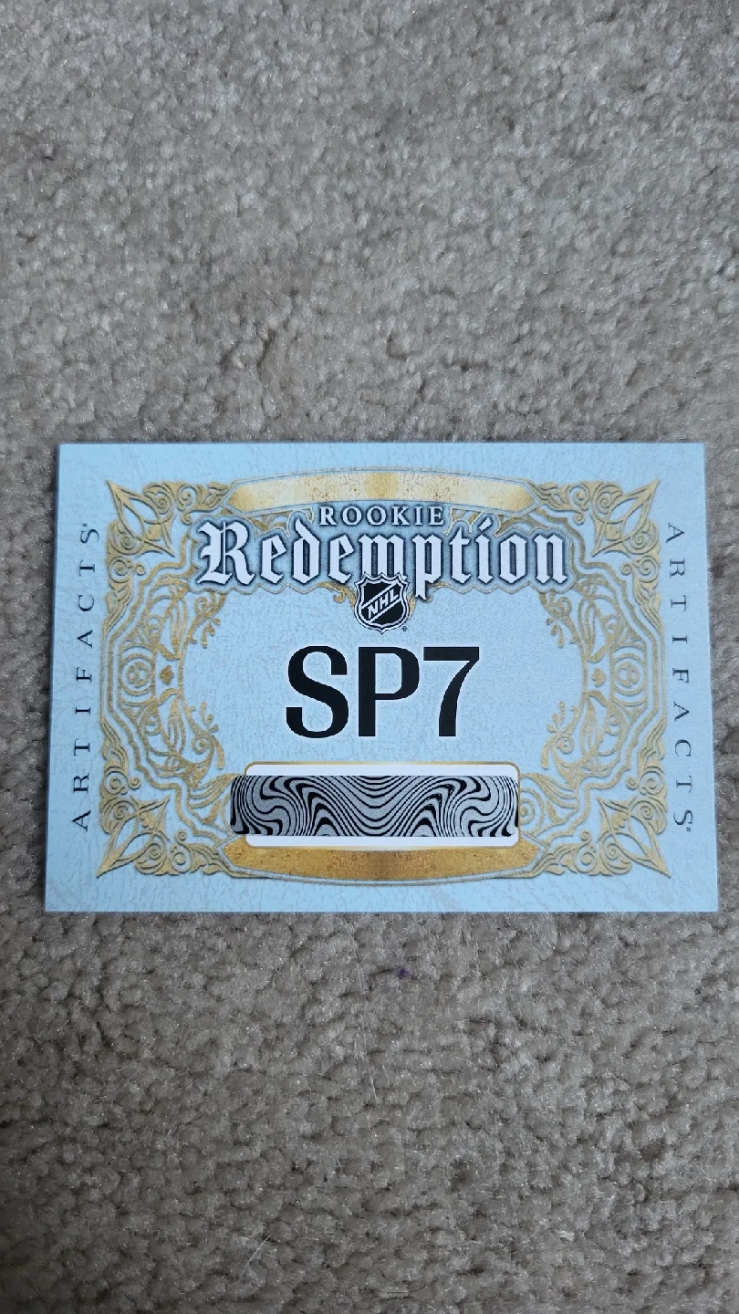 2025-26 Artifacts Hockey Rookie Redemption Card thumbnail