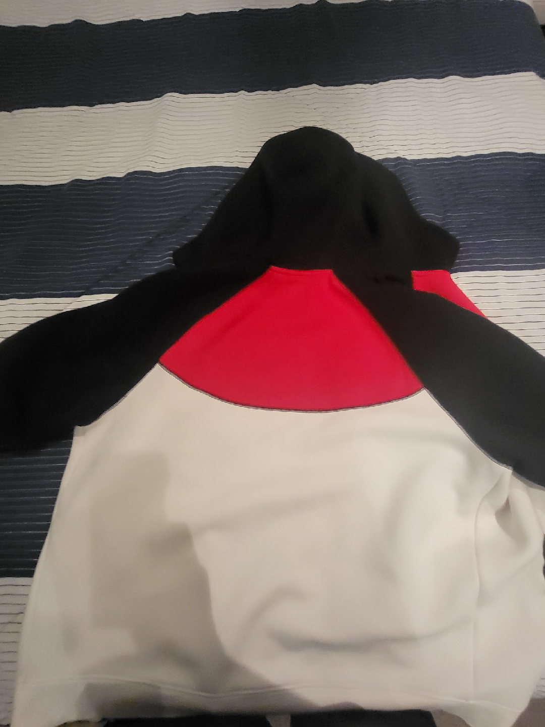 Nike Tech Fleece Hoodie - Red, Black, White - photo 2