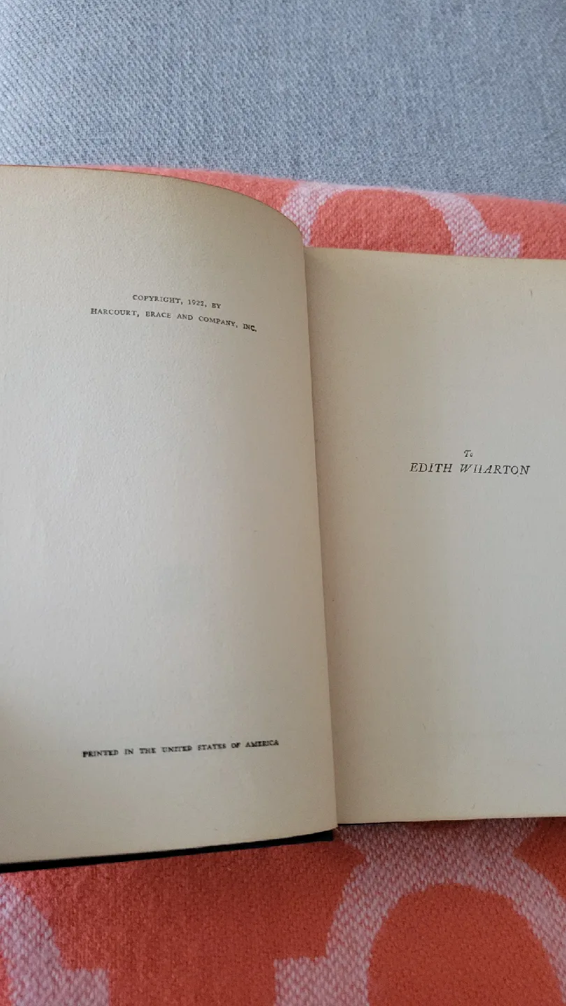 Babbitt by Sinclair Lewis copyright 1922 image indicator(2)