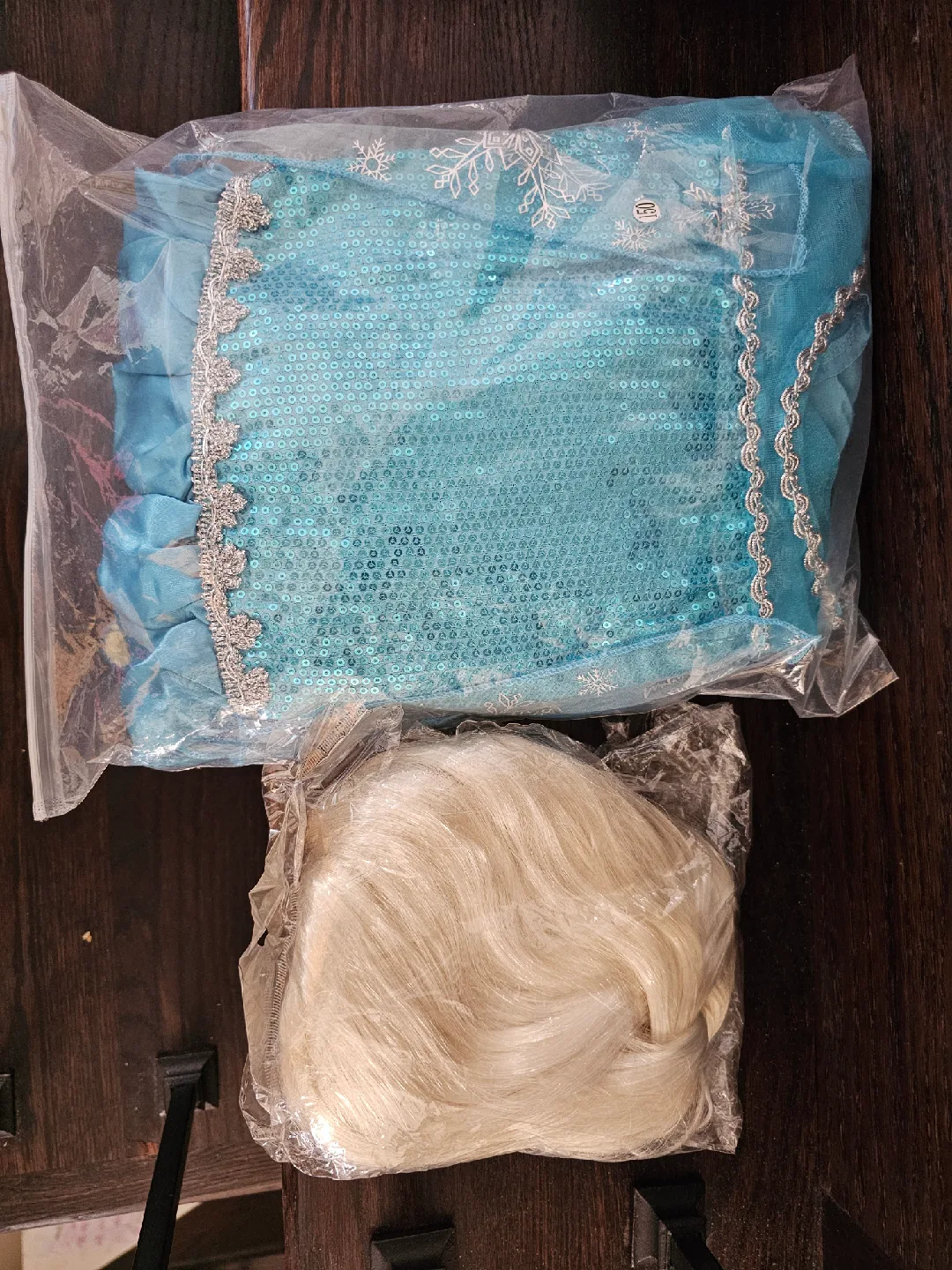 Elsa Dress-Up Costume with Wig image indicator(2)