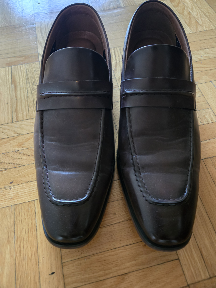 Tommy Hilfiger Brown Leather Loafers - Size 10 - photo 3