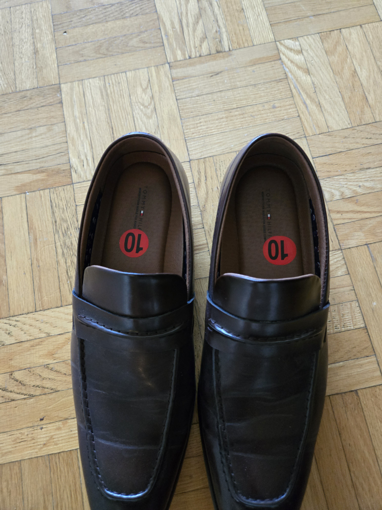 Tommy Hilfiger Brown Leather Loafers - Size 10 - photo 4