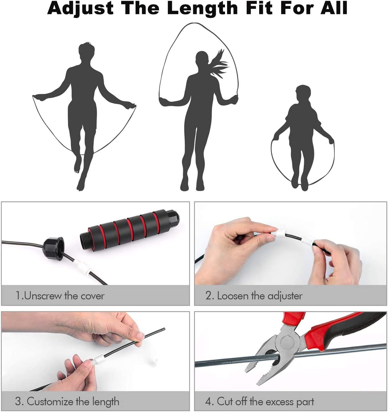 Cosmoplex Jump Rope Tangle-Free with Ball Bearings - photo 5