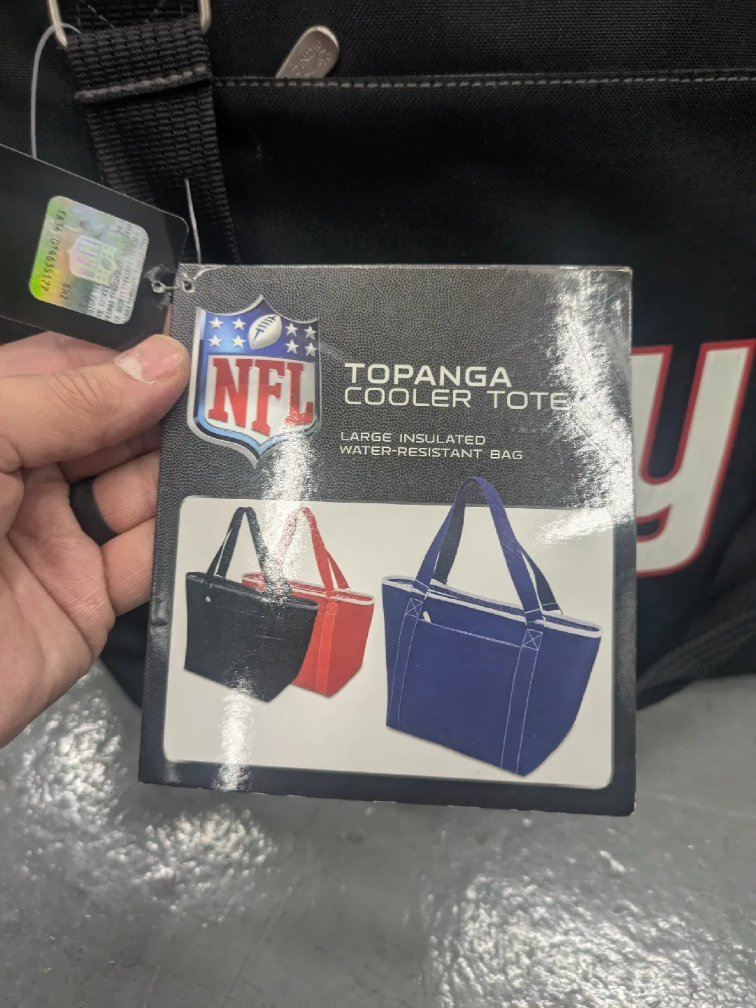 NFL NY Giants Topanga Cooler Tote - Large Insulated Bag image indicator(2)