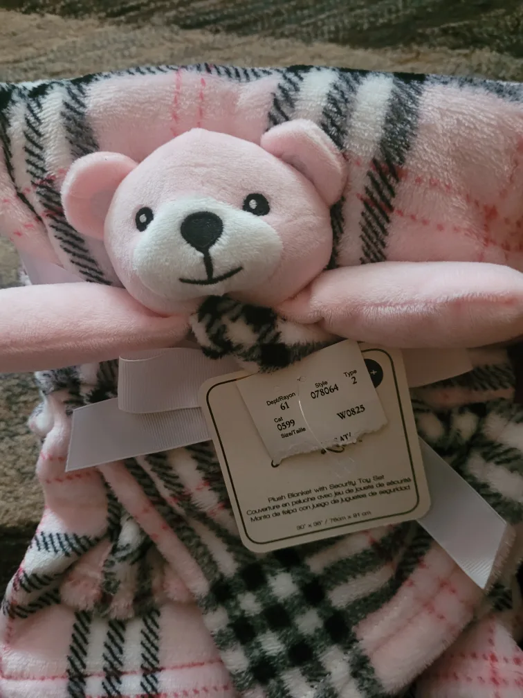 Jesse + Lulu Plush Blanket with Security Toy Set - NEW thumbnail