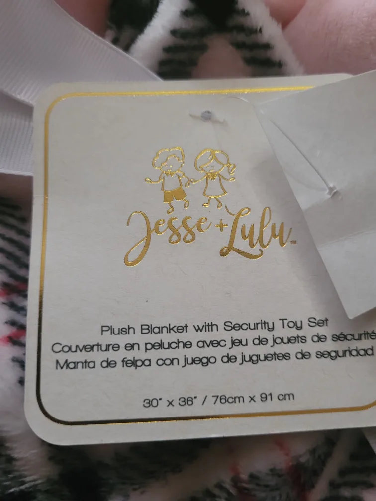 Jesse + Lulu Plush Blanket with Security Toy Set - NEW image indicator(3)