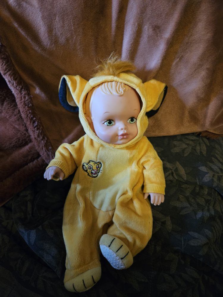 Disney Lion King Simba water Baby Doll