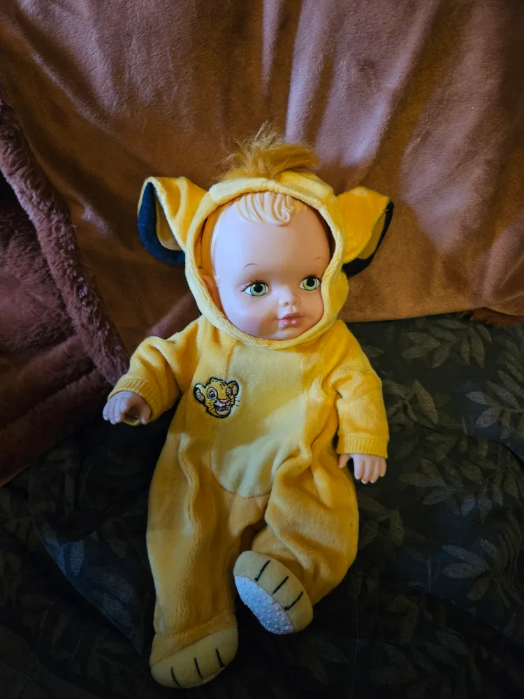 Disney Lion King Simba water Baby Doll thumbnail