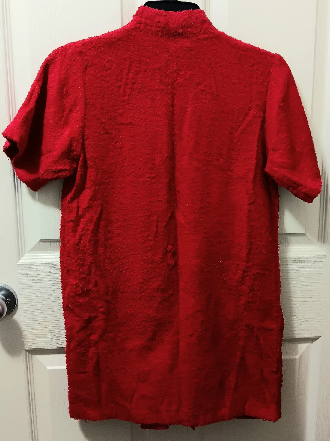 👧Red Bathrobe for Kids Short Sleeve🧒 image indicator(3)