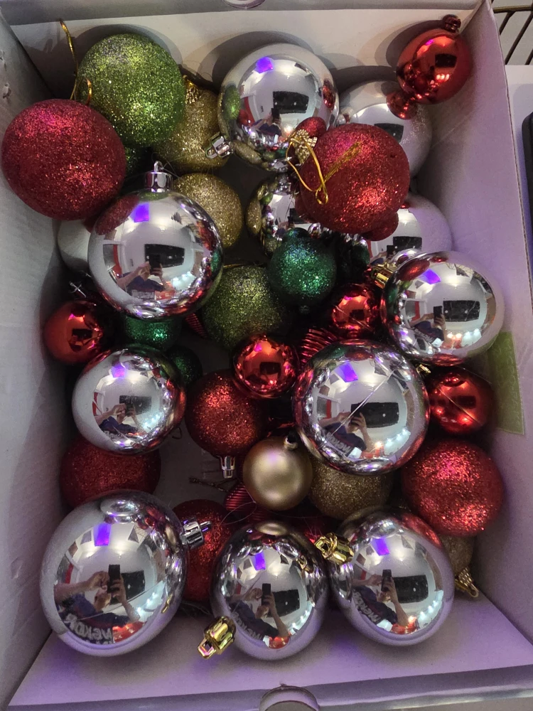 FREE Box of Christmas Ornaments