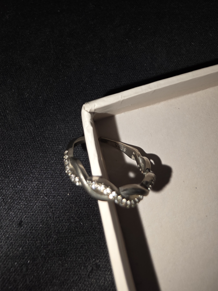 Pandora Silver Braided Toe Ring, Size 6.5