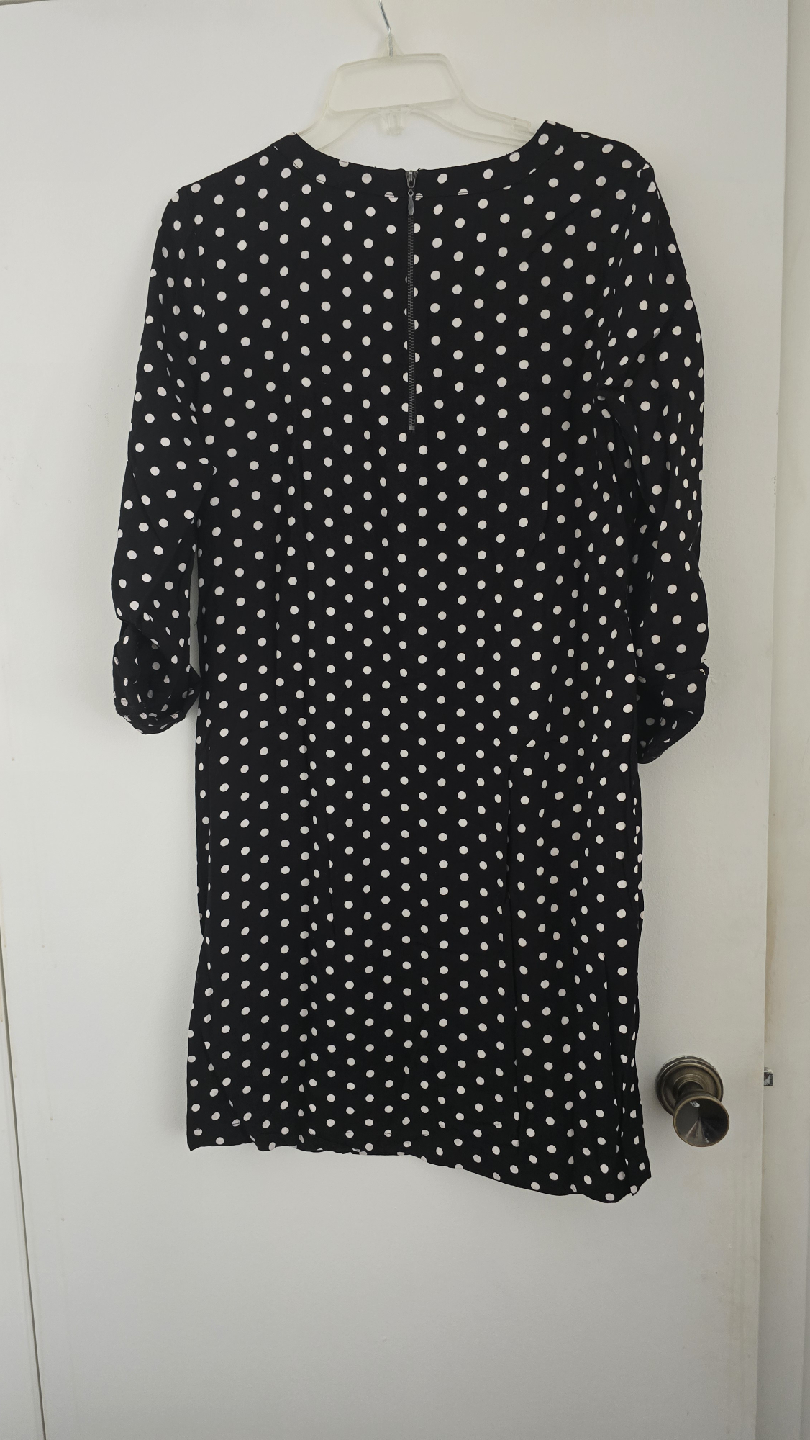 LC Waikiki Black Polka Dot Dress - Size 40 EU - photo 2