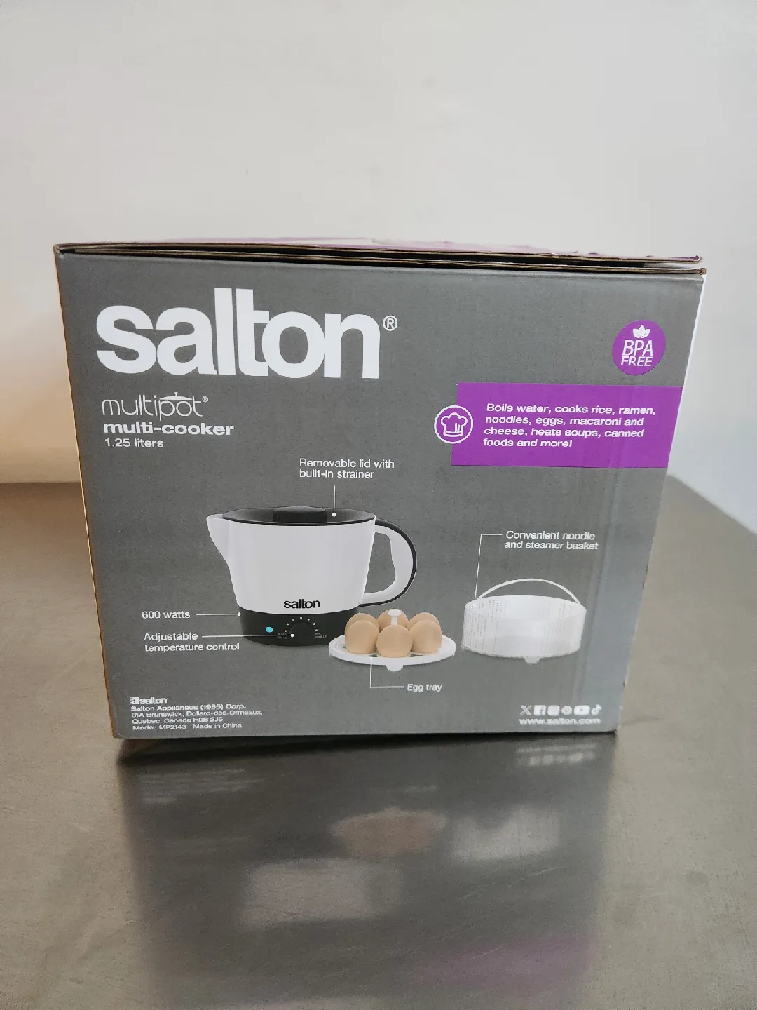 Salton Multipot Multi-Cooker 1.25 Liters - NEW! image indicator(2)