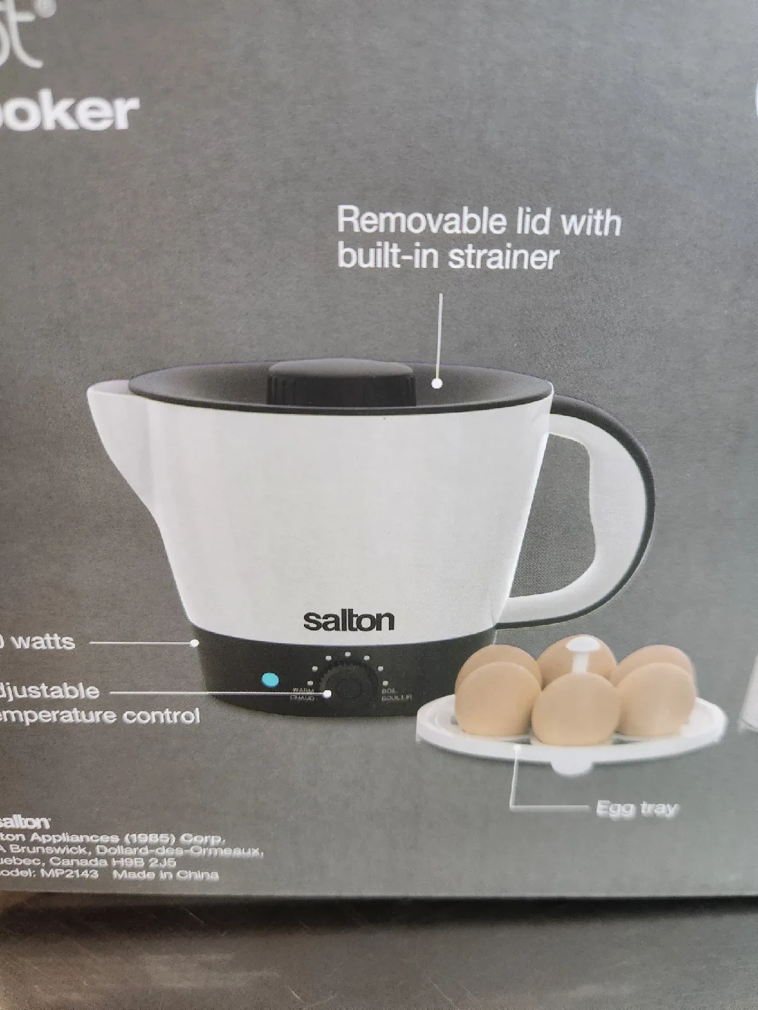 Salton Multipot Multi-Cooker 1.25 Liters - NEW! image indicator(3)