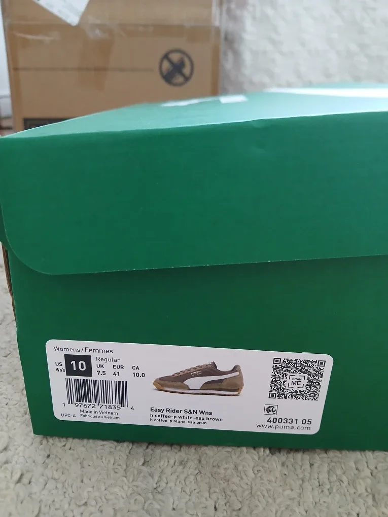 Brand New Puma Easy Rider S&N Wns Coffee Brown - Size 10 image indicator(4)