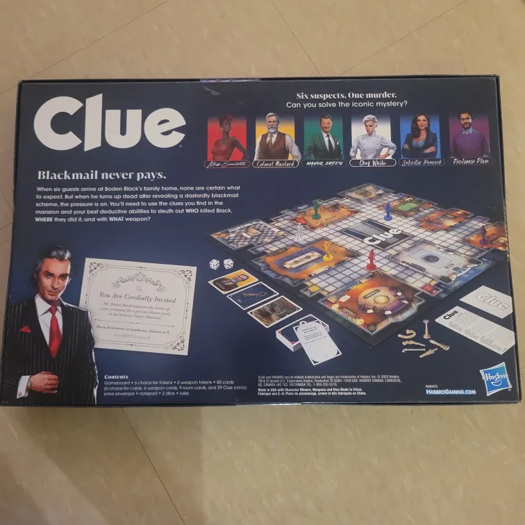 Clue Board Game - Classic Mystery *brand new* unopened! image indicator(2)