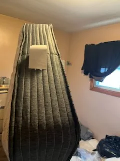 Twin Size Mattress and box spring with frame 350.00 image indicator(9)