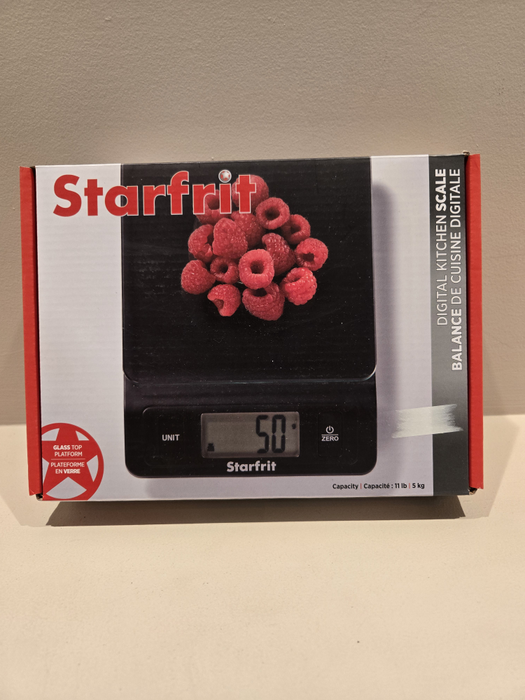 Starfrit Digital Kitchen Scale - Brand New in Box!