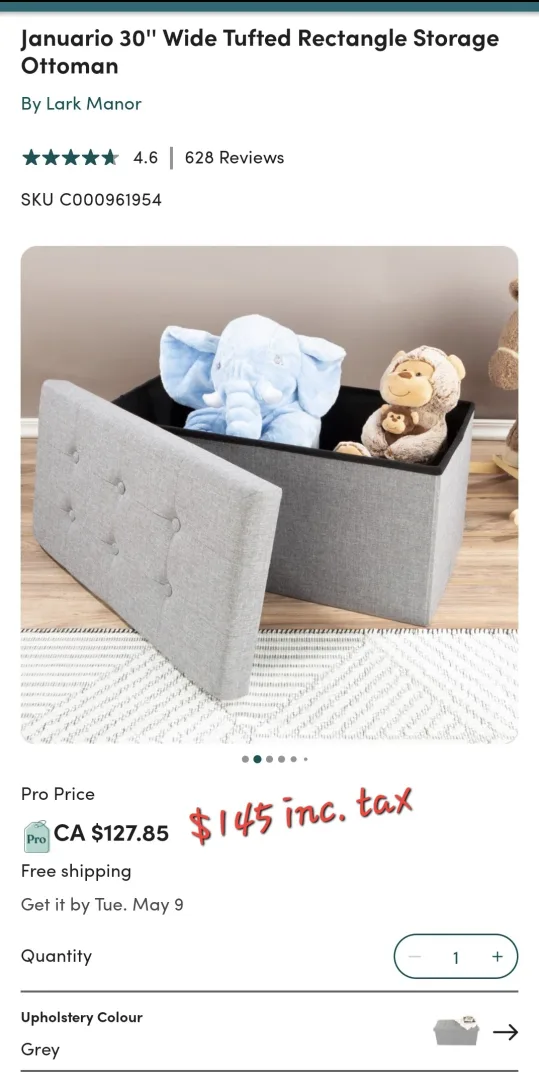 Ottoman Storage Organizer *new image indicator(6)