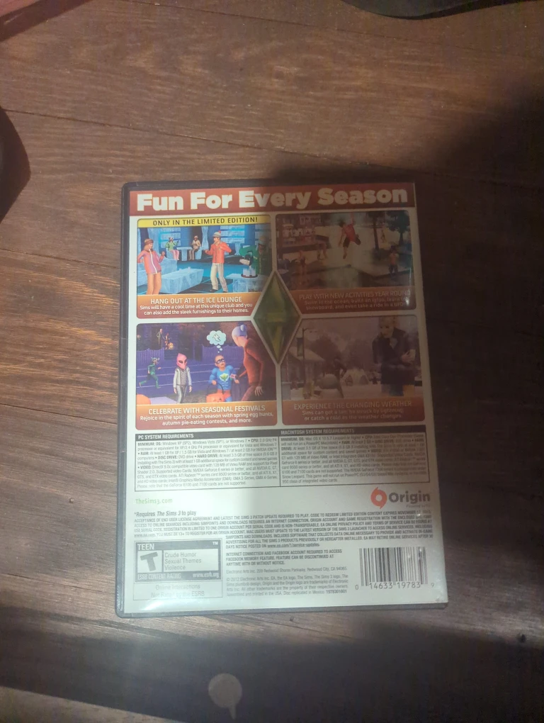 The Sims 3 Seasons Expansion Pack (Limited Edition) - photo 2