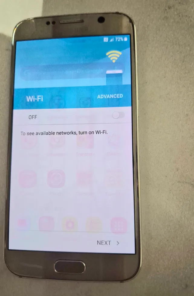 Samsung Galaxy S6 - SM-G920W8 - platinum finish image indicator(10)