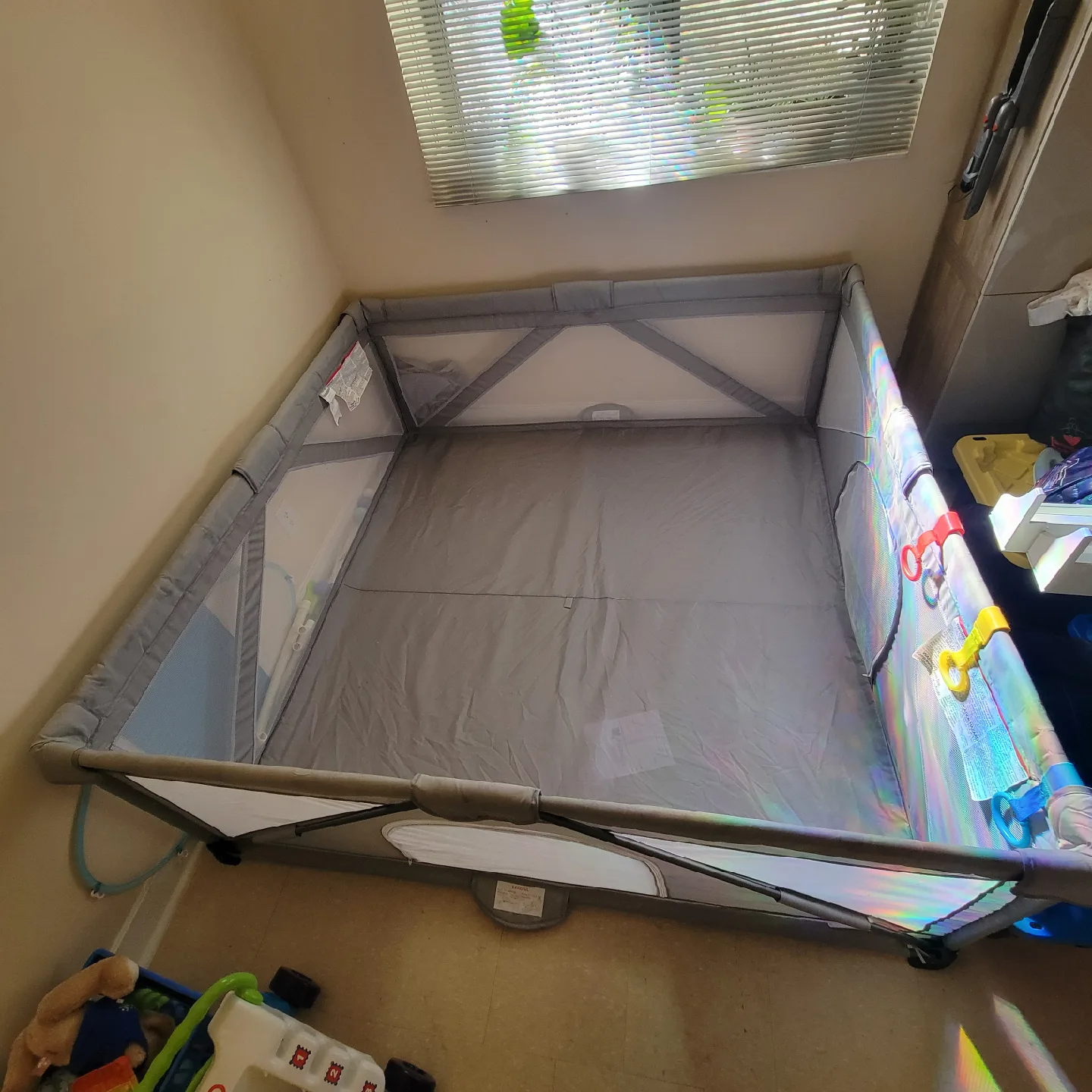 Heyo.Ja Baby Playpen Foldable, 71"x71" Large Play Yard image indicator(4)