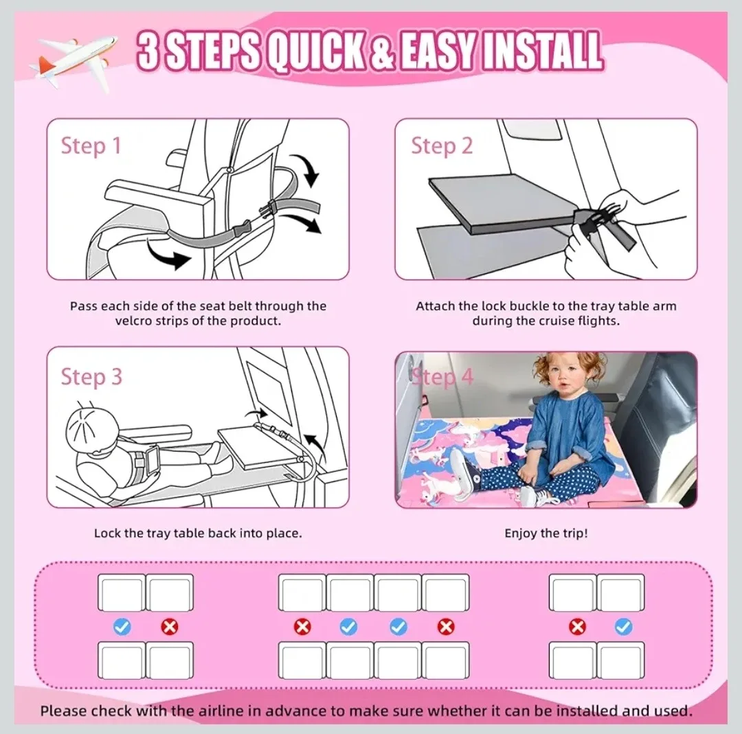 Toddler Airplane Bed - Unicorn Pattern image indicator(7)