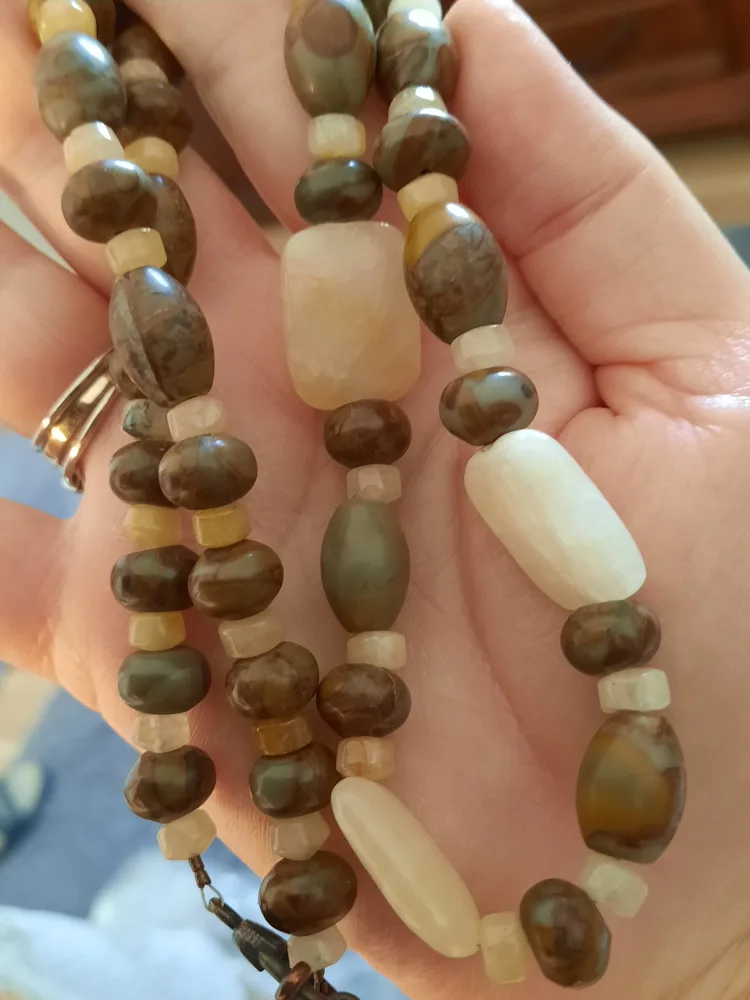 Two Beaded Necklaces with gemstones image indicator(4)