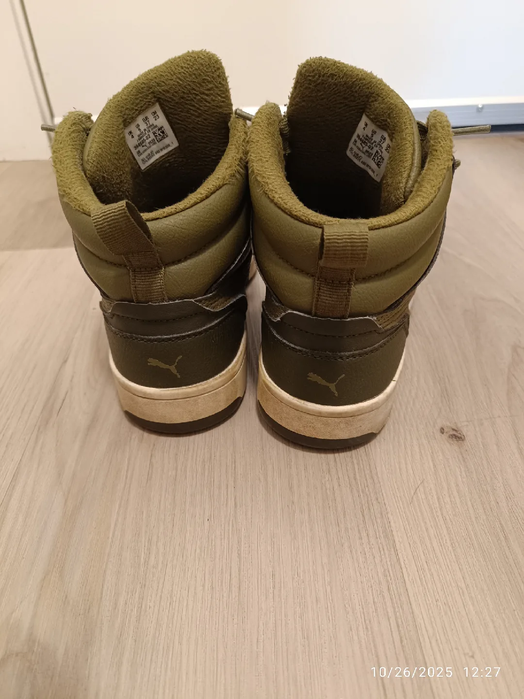 Puma Rebound Street V2 High-Top Sneakers - US 5 image indicator(3)