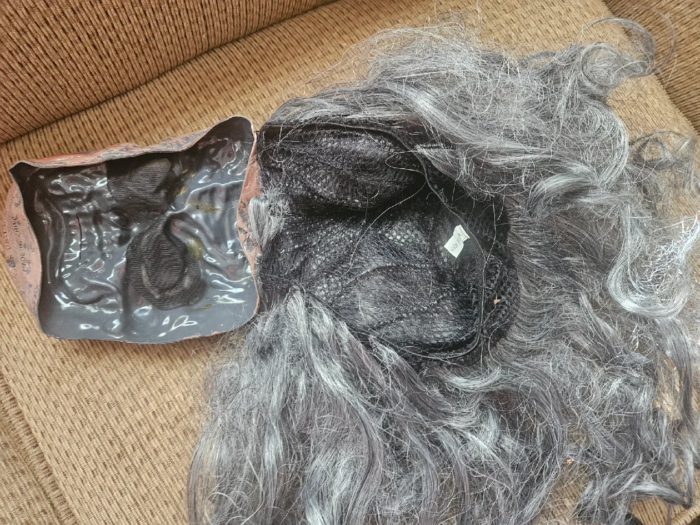 Zombie Costume - Kids size 7ish with Mask/Wig Combo image indicator(4)