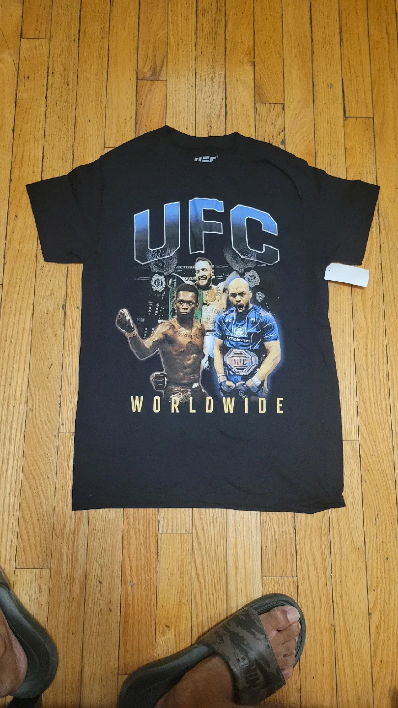 New UFC Mens Graphic Tee Black Size S thumbnail