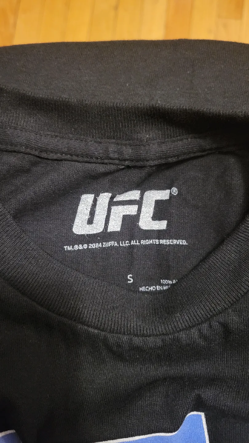 New UFC Mens Graphic Tee Black Size S image indicator(2)