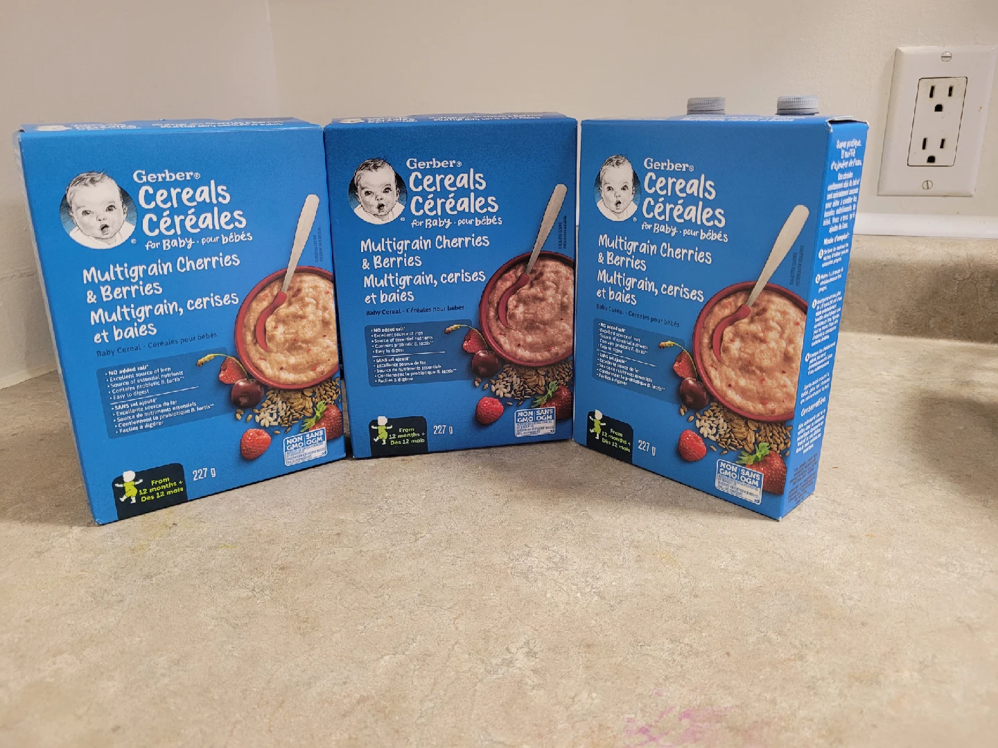Gerber Multigrain Cherries & Berries Cereal (3 boxes) - photo 3