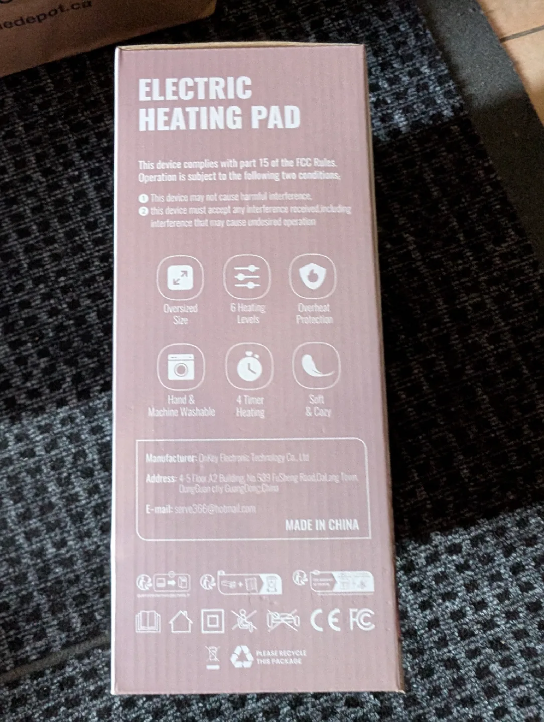 New Qfun Electric Heating Pad - Large 20x24in image indicator(2)