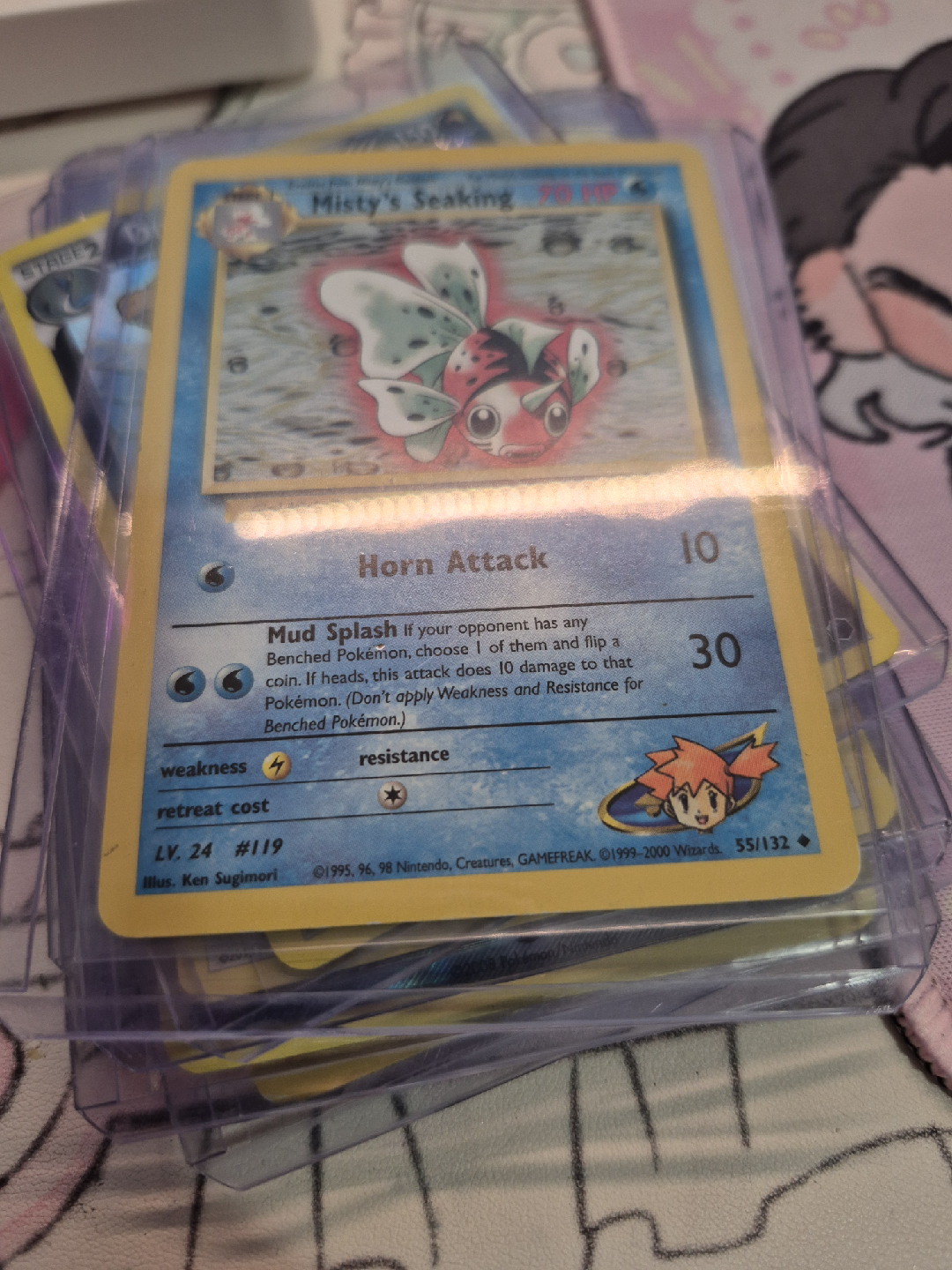 mistys seaking 55/132 pokemon card
