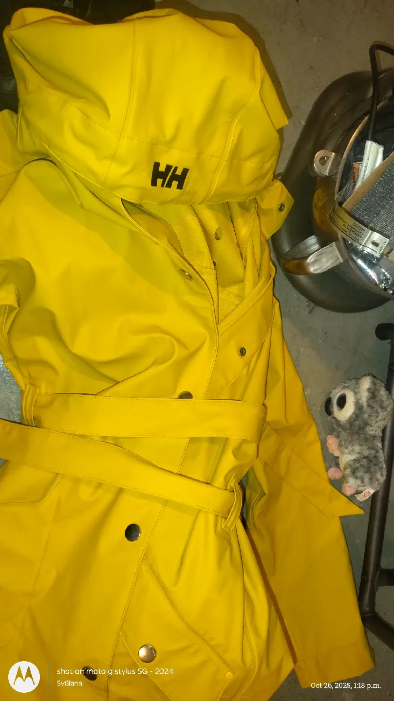 Helly Hansen Yellow Raincoat - Size L image indicator(4)