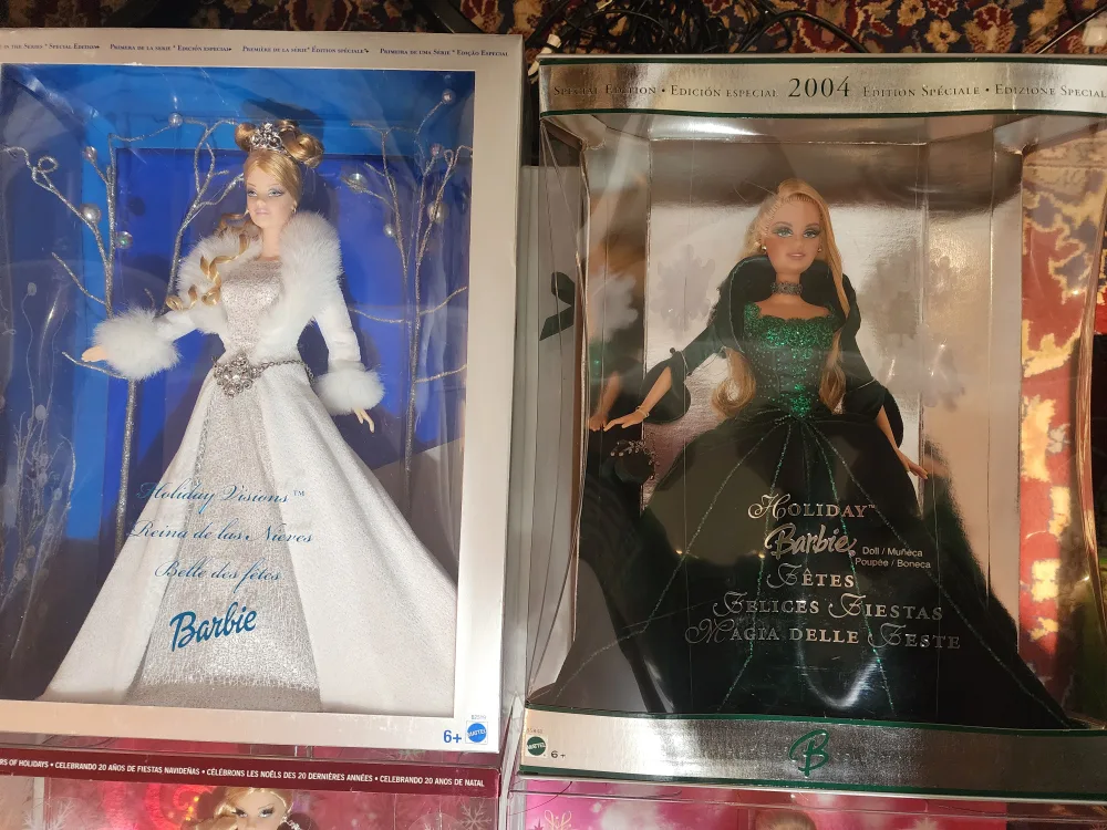 Holiday Barbie Lot 2001-2022 Not Sold Separately image indicator(10)