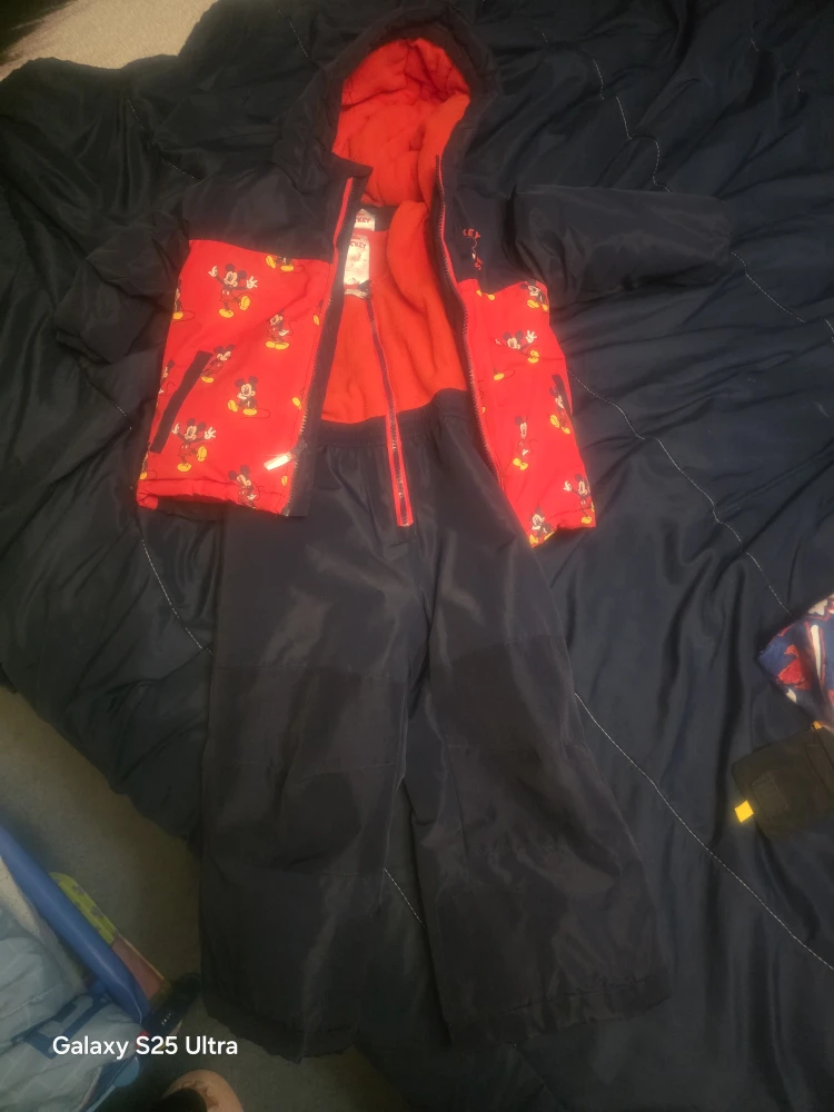 Kids' Black Snowsuit