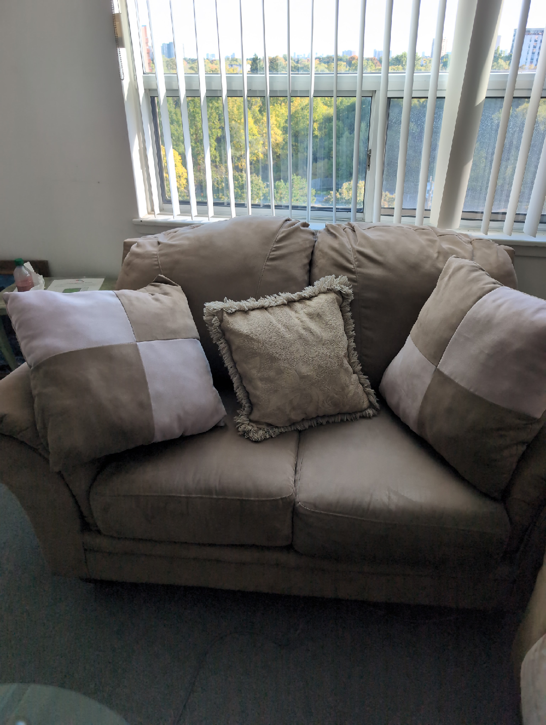 Loveseat Sofa - Beige Colour - photo 2